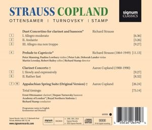 Produktbild: Duet Concertino/Appalachian Spring/+