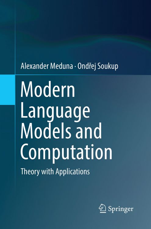 Produktbild: Modern Language Models and Computation