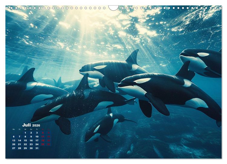 Produktbild: Meeresgr&ouml;&szlig;en (Wandkalender 2026 DIN A3 quer), CALVENDO Monatskalender