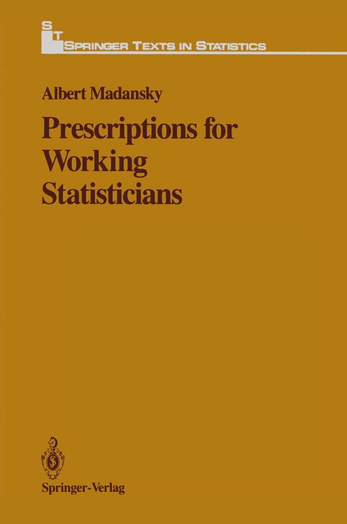 Produktbild: Prescriptions for Working Statisticians