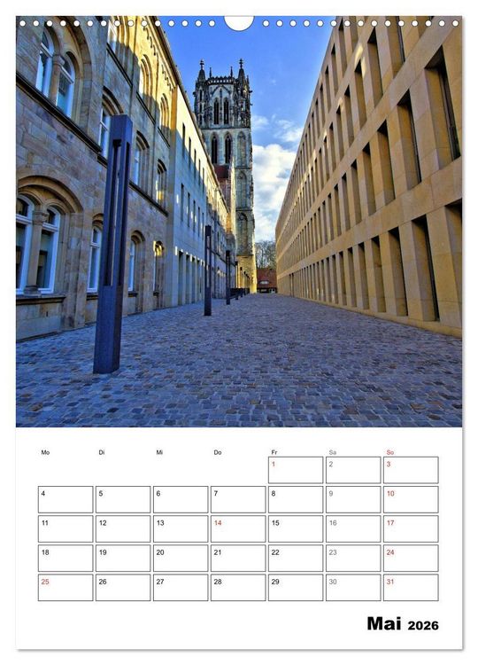 Produktbild: M&uuml;nster entdecken (Wandkalender 2026 DIN A3 hoch), CALVENDO Monatskalender