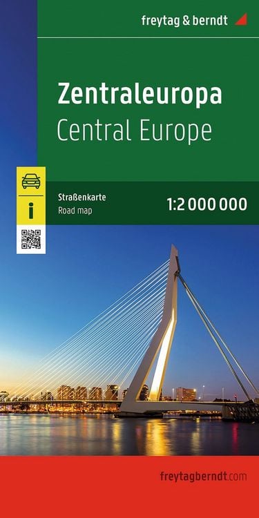 Produktbild: Zentraleuropa, Stra&szlig;enkarte 1:2.000.000, freytag & berndt