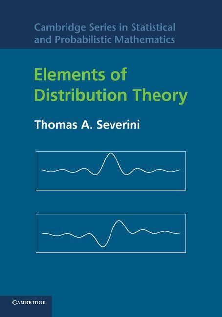 Produktbild: Elements of Distribution Theory