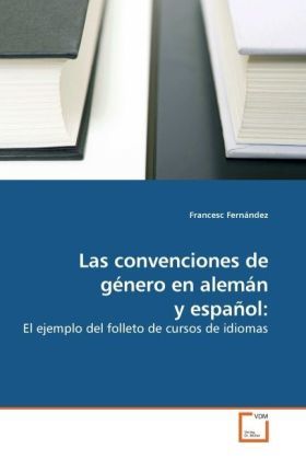 Produktbild: Fern&aacute;ndez, F: Las convenciones de g&eacute;nero en alem&aacute;n y espa&ntilde;ol