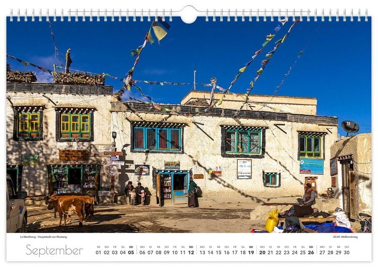 Produktbild: Kalender Reise durch Nepal 2027