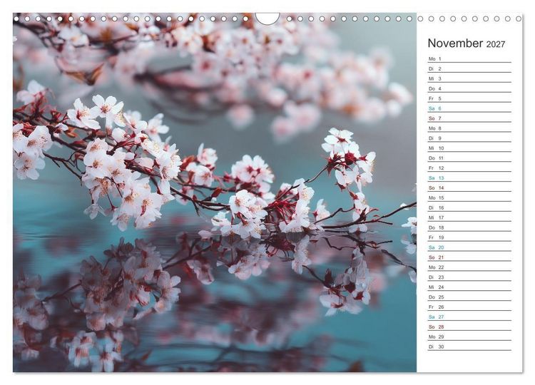Produktbild: Japanische Kirschbl&uuml;te (Wandkalender 2027 DIN A3 quer), CALVENDO Monatskalender