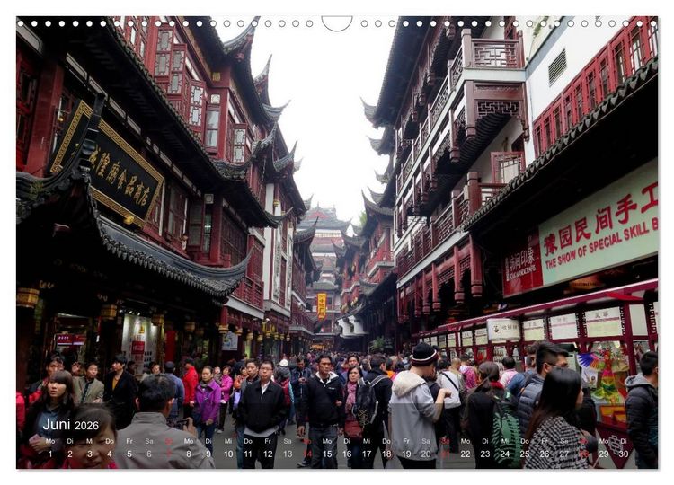 Produktbild: Shanghai - faszinierende Facetten (Wandkalender 2026 DIN A3 quer), CALVENDO Monatskalender