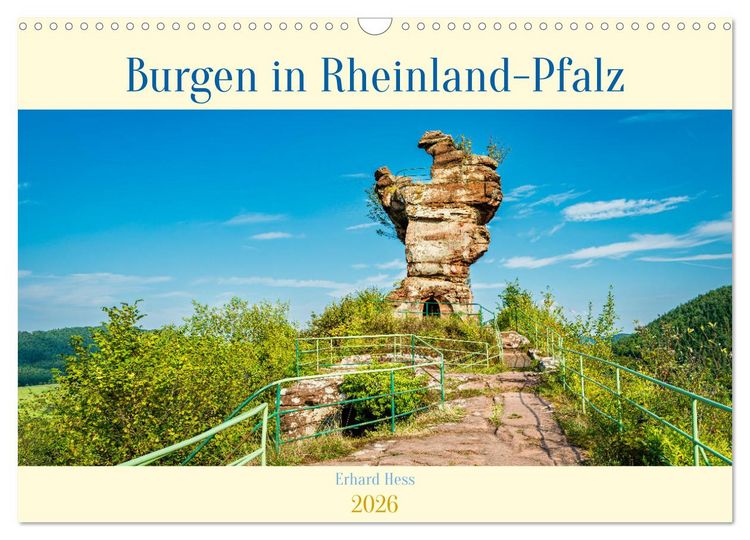 Produktbild: Burgen in Rheinland-Pfalz (Wandkalender 2026 DIN A3 quer), CALVENDO Monatskalender