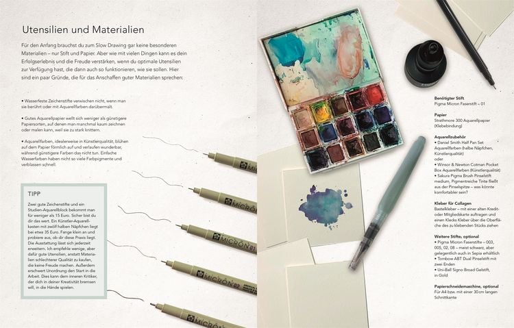 Produktbild: Strich für Strich zur kreativen Entspannung mit Slow Drawing