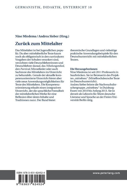 Produktbild: Zur&uuml;ck zum Mittelalter
