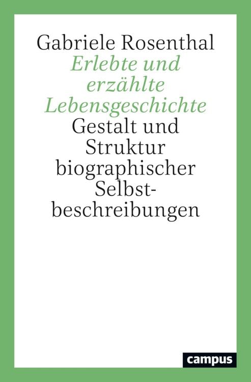 Produktbild: Erlebte und erz&auml;hlte Lebensgeschichte