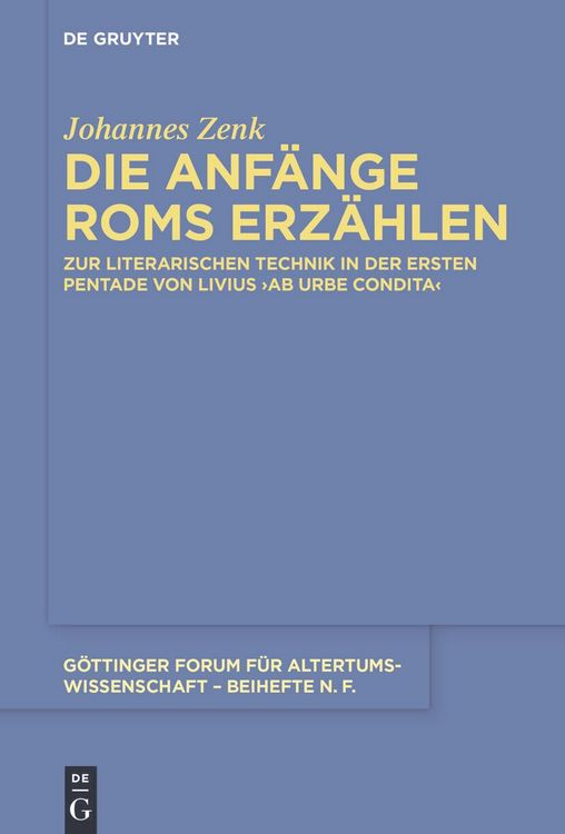 Produktbild: Die Anf&auml;nge Roms erz&auml;hlen