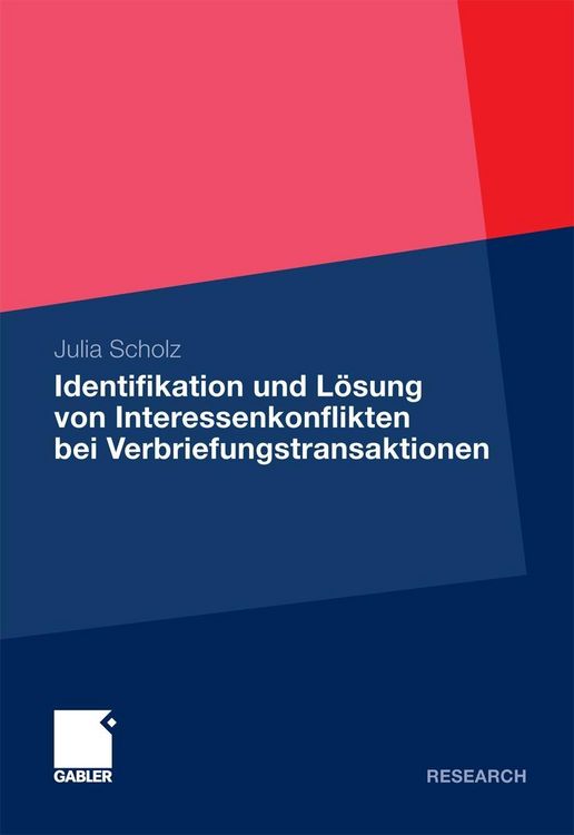 Produktbild: Identifikation und L&ouml;sung von Interessenkonflikten bei Verbriefungstransaktionen