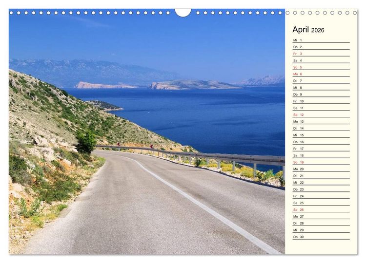Produktbild: Kroatien (Wandkalender 2026 DIN A3 quer), CALVENDO Monatskalender