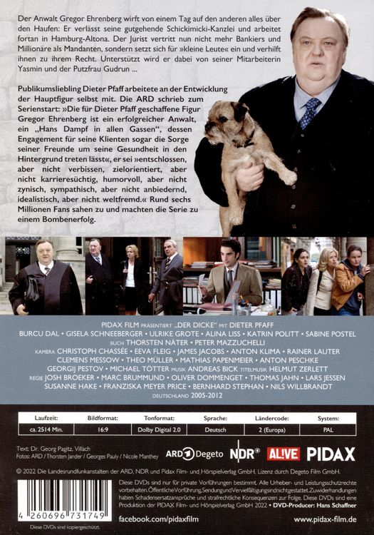 Produktbild: Der Dicke - Komplettbox / Die komplette 52-teilige Serie mit Dieter Pfaff (Pidax Serien-Klassiker) [11 DVDs]