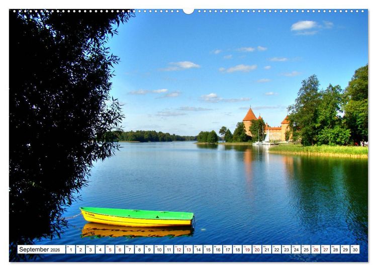 Produktbild: Traumhaftes Trakai (Wandkalender 2026 DIN A2 quer), CALVENDO Monatskalender