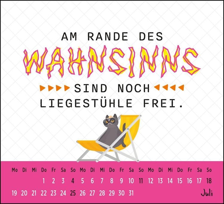Produktbild: Mini-Kalender 2027: Neues Jahr neues &hellip; ach halt die Klappe!