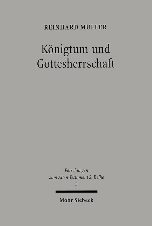 Produktbild: K&ouml;nigtum und Gottesherrschaft