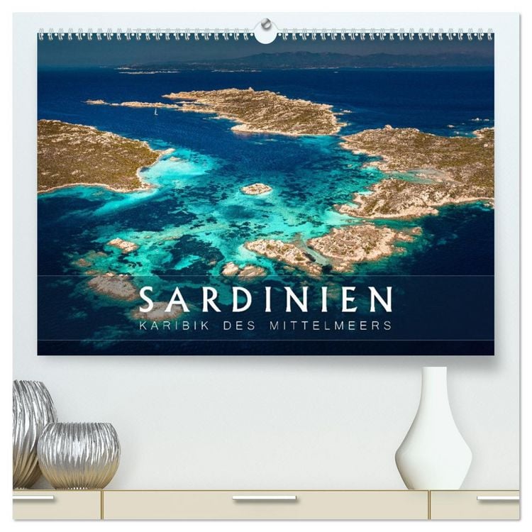 Produktbild: Sardinien - Karibik des Mittelmeers (hochwertiger Premium Wandkalender 2026 DIN A2 quer), Kunstdruck in Hochglanz