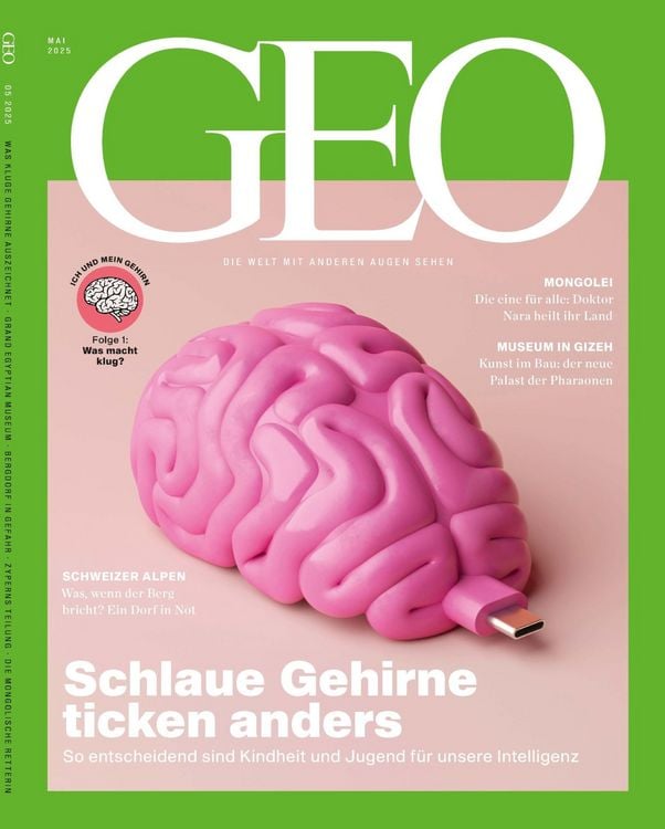 Produktbild: GEO 05/2025 - Schlaue Gehirne ticken anders