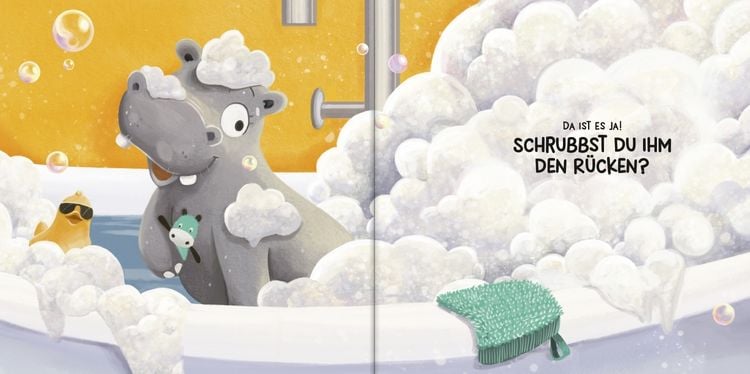 Produktbild: H&uuml;pf in die Wanne, kleines Nilpferd!