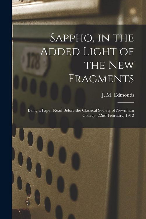 Produktbild: Sappho, in the Added Light of the New Fragments
