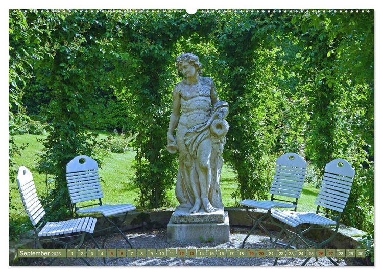 Produktbild: Rosengarten auf dem Beutig (hochwertiger Premium Wandkalender 2026 DIN A2 quer), Kunstdruck in Hochglanz