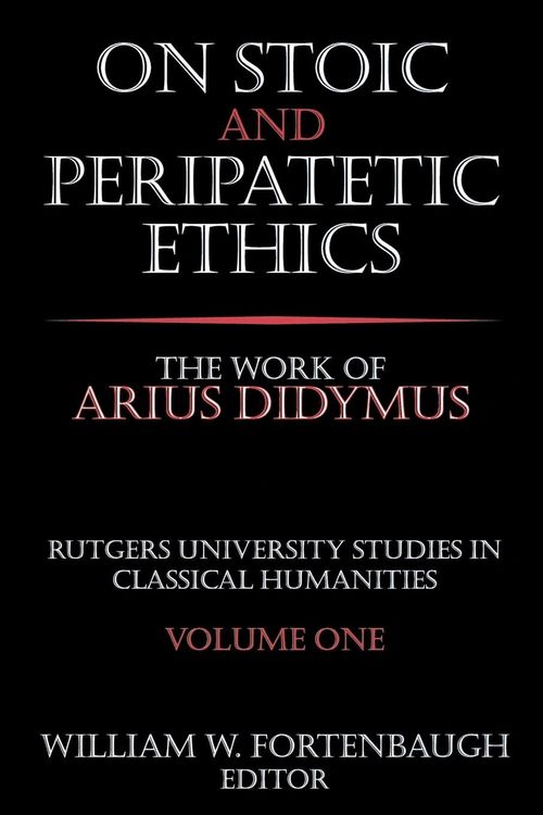 Produktbild: On Stoic and Peripatetic Ethics