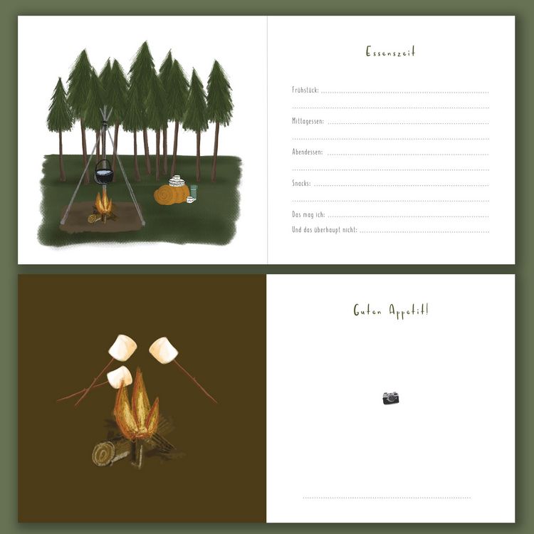 Produktbild: Let&rsquo;s go! Reisetagebuch - Camping