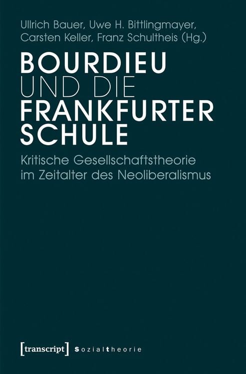 Produktbild: Bourdieu und die Frankfurter Schule