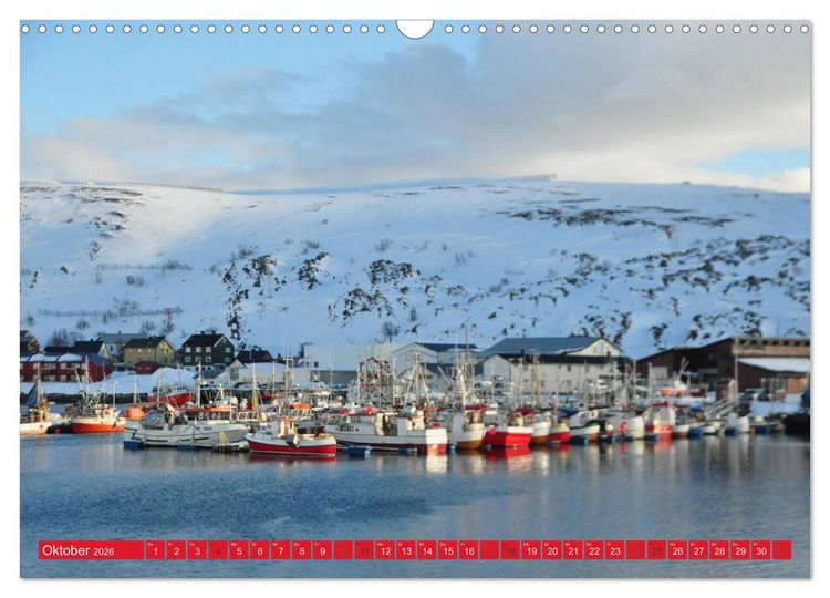 Produktbild: Hurtigruten - Unterwegs mit dem Postschiff (Wandkalender 2026 DIN A3 quer), CALVENDO Monatskalender