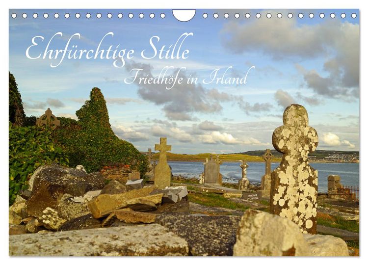 Produktbild: Ehrf&uuml;rchtige Stille - Friedh&ouml;fe in Irland (Wandkalender 2026 DIN A4 quer), CALVENDO Monatskalender