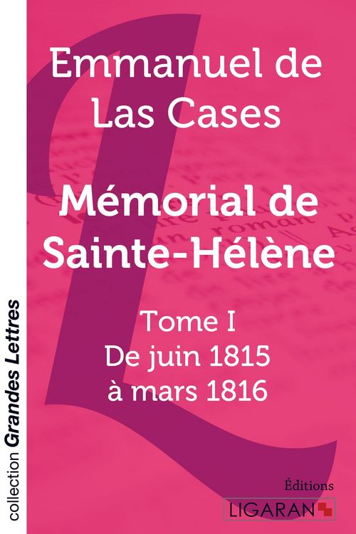 Produktbild: M&eacute;morial de Sainte-H&eacute;l&egrave;ne - Tome 1 (grands caract&egrave;res)