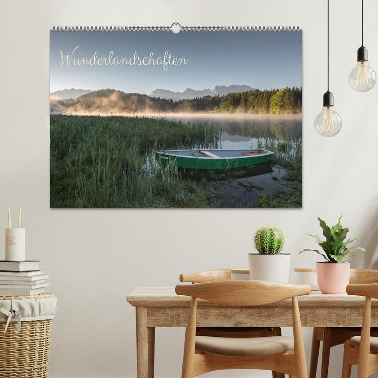 Produktbild: Wunderlandschaften (Wandkalender 2026 DIN A2 quer), CALVENDO Monatskalender