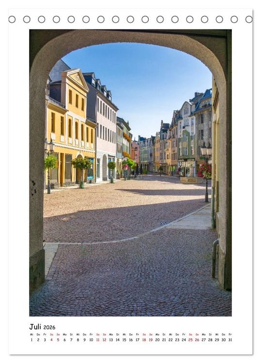 Produktbild: Elsterperle Greiz (Tischkalender 2026 DIN A5 hoch), CALVENDO Monatskalender