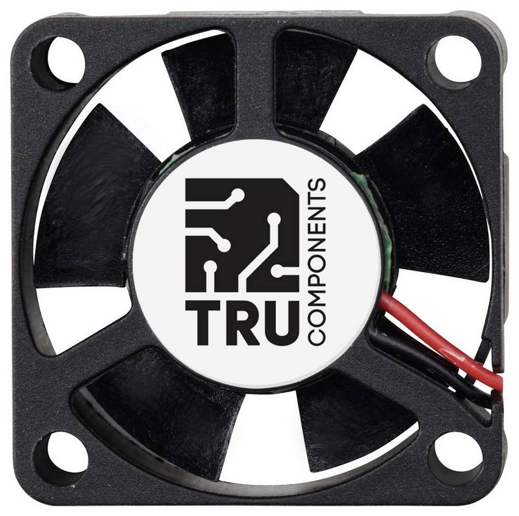 Produktbild: TRU COMPONENTS TC-MX3010-5V0.08A Axiall&uuml;fter 5 V/DC 3.6 m&sup3;/h (L x B x H) 30 x 30 x 10mm