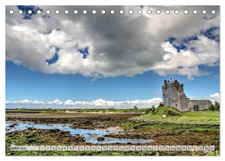 Produktbild: Irland - spektakul&auml;re Landschaften (Tischkalender 2026 DIN A5 quer), CALVENDO Monatskalender