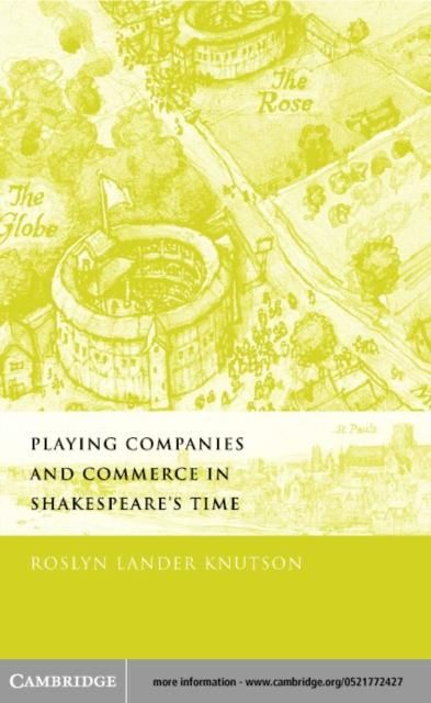 Produktbild: Playing Companies and Commerce in Shakespeare's Time