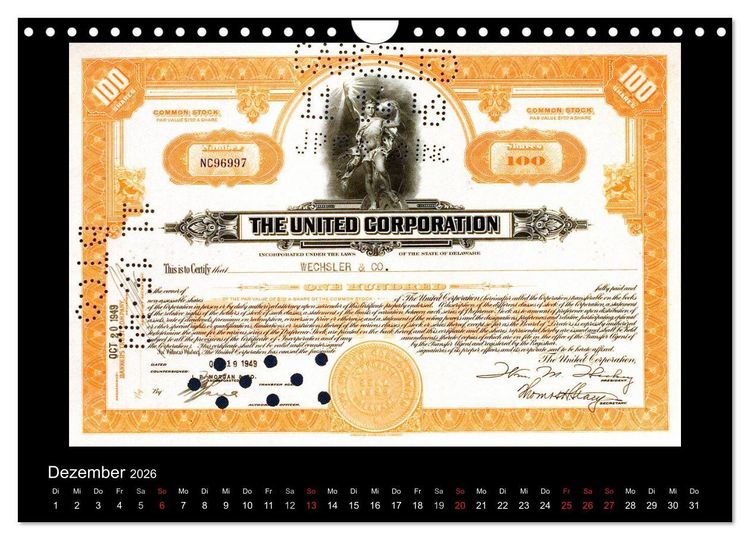 Produktbild: Vergangene Werte (Wandkalender 2026 DIN A4 quer), CALVENDO Monatskalender