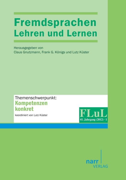 Produktbild: Fremdsprachen Lehren und Lernen 2012 Heft 1