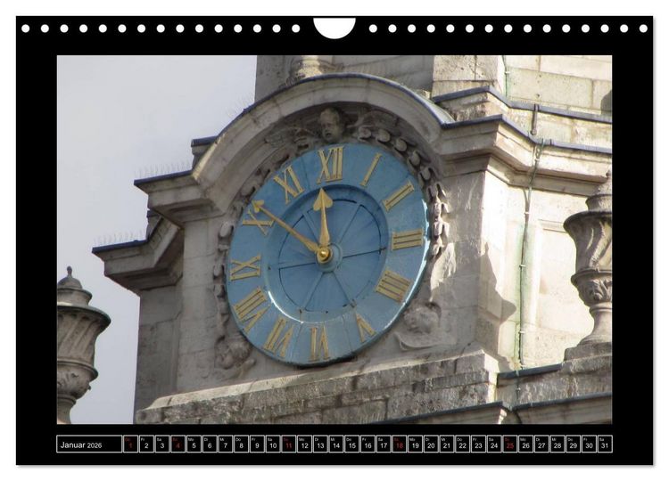 Produktbild: Zeit-Anzeige (Wandkalender 2026 DIN A4 quer), CALVENDO Monatskalender