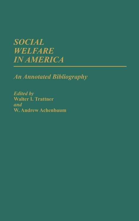 Produktbild: Social Welfare in America