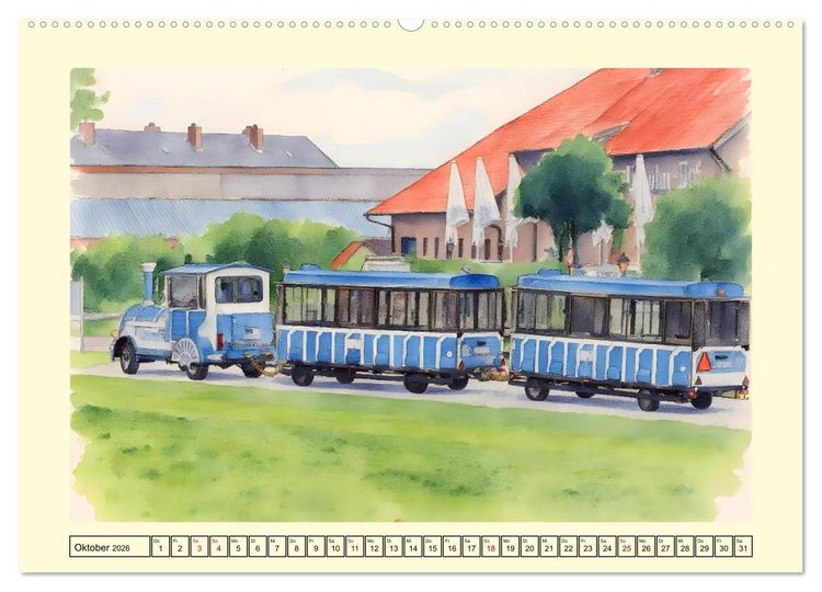Produktbild: BORKUM Perle der Nordsee (Wandkalender 2026 DIN A2 quer), CALVENDO Monatskalender