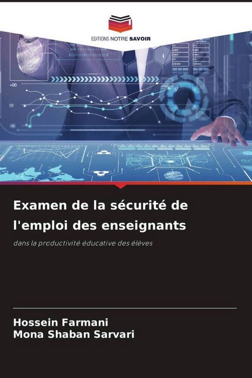 Produktbild: Examen de la s&eacute;curit&eacute; de l'emploi des enseignants