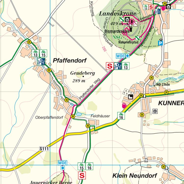 Produktbild: L&ouml;bau und Umgebung 1 : 33 000