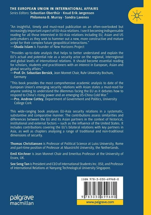 Produktbild: The European Union&rsquo;s Security Relations with Asian Partners