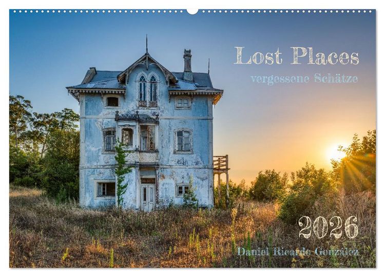 Produktbild: Lost Places - vergessene Sch&auml;tze (Wandkalender 2026 DIN A2 quer), CALVENDO Monatskalender