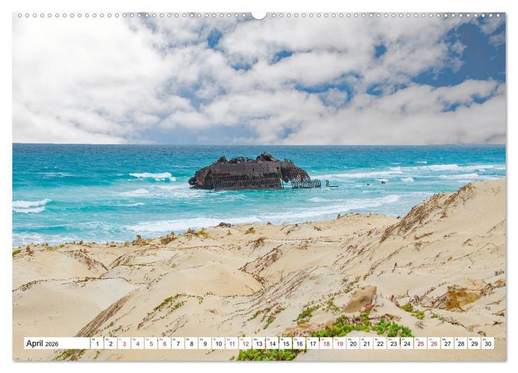 Produktbild: Boa Vista - die drittgr&ouml;&szlig;te Kapverdische Insel (hochwertiger Premium Wandkalender 2026 DIN A2 quer), Kunstdruck in Hochglanz