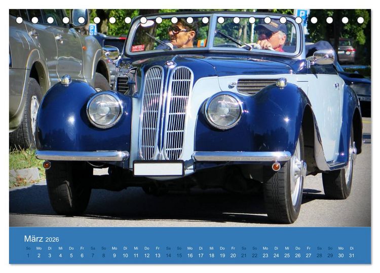Produktbild: BMW Classics (Tischkalender 2026 DIN A5 quer), CALVENDO Monatskalender