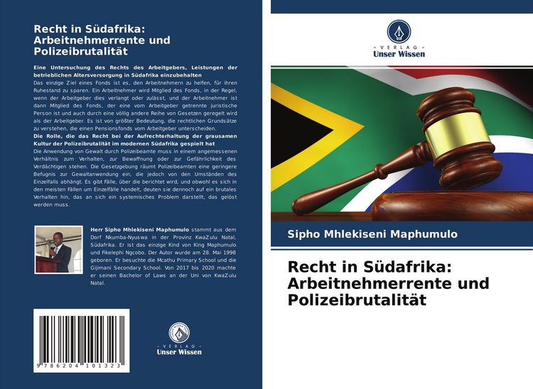 Produktbild: Recht in S&uuml;dafrika: Arbeitnehmerrente und Polizeibrutalit&auml;t